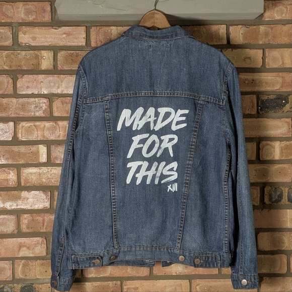 Elwood Denim Made for This Denim Unisex Jean Jacket, Size M - Picture 1 of 14